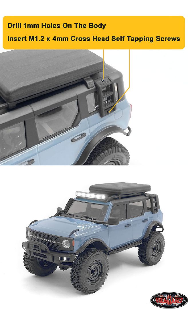 RC4WD Side Ladder for Axial SCX24 2021 Ford Bronco – image 2