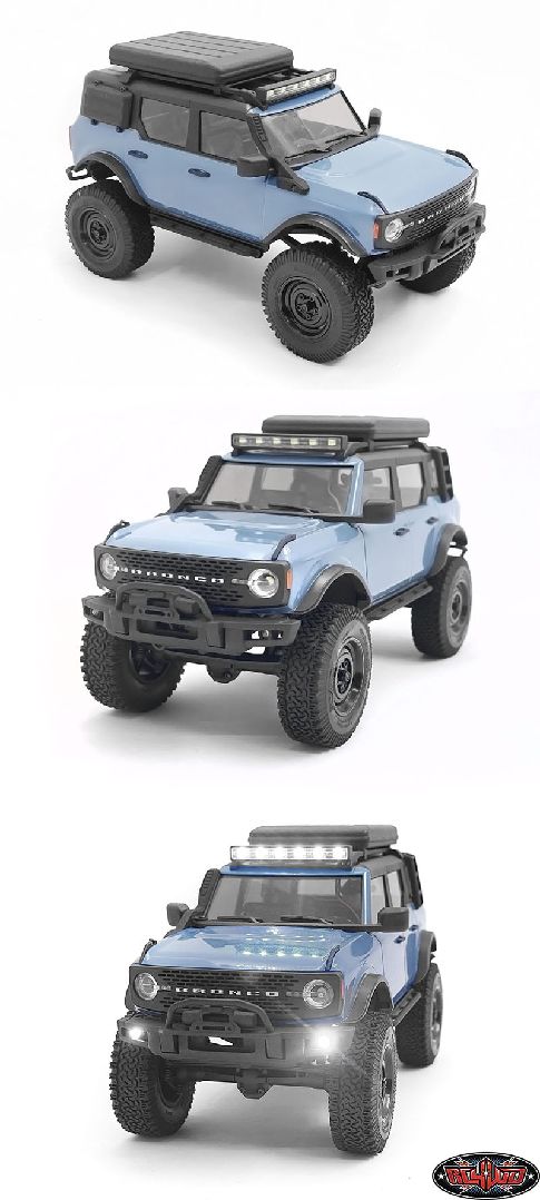 RC4WD Front Bumper w/Bull Bar & Winch - Axial SCX24 2021 Bronco – image 4