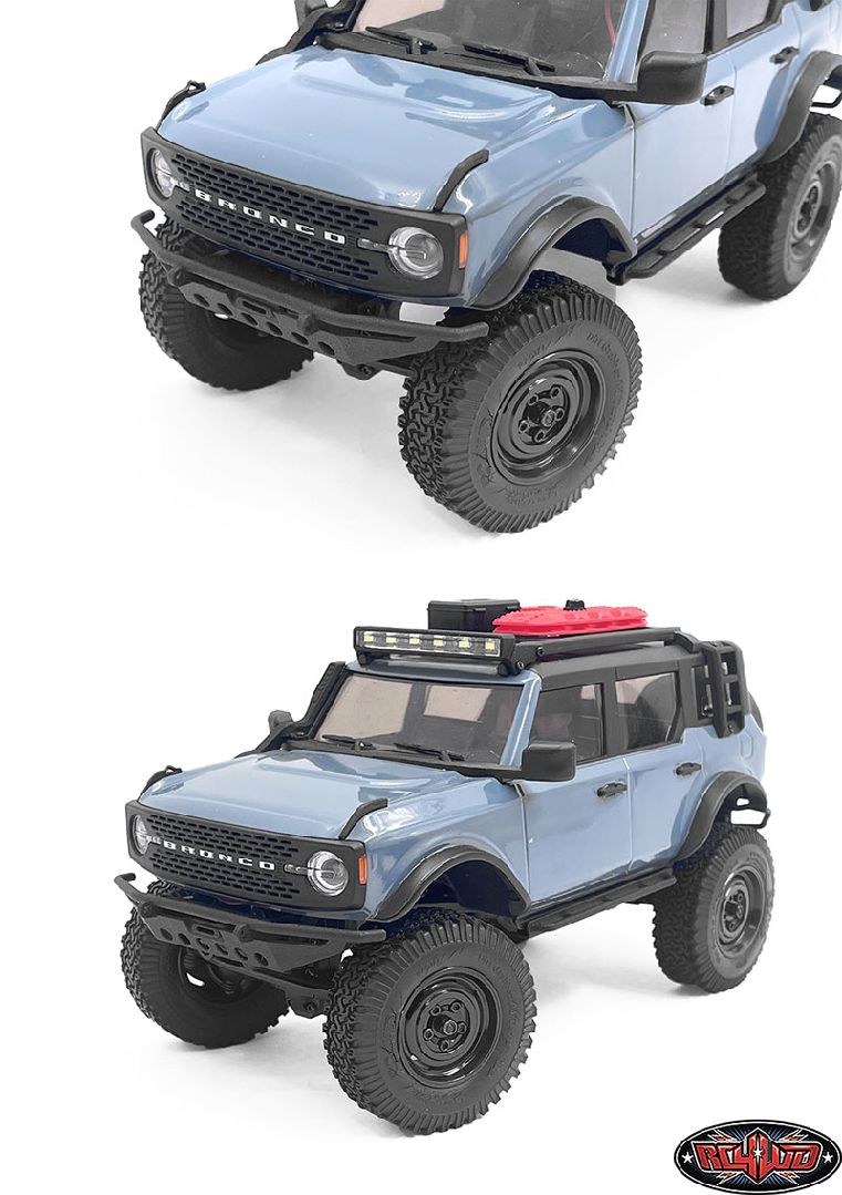 RC4WD Front Tube Bumper for Axial SCX24 2021 Ford Bronco – image 3