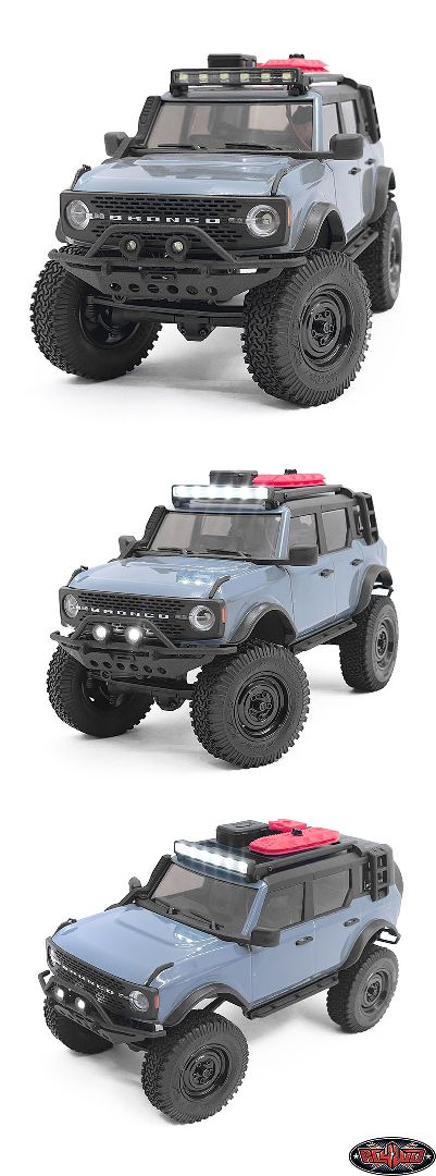 RC4WD Front Tube Bumper w/Bull Bar & Light Buckets - Axial SCX24 – image 4
