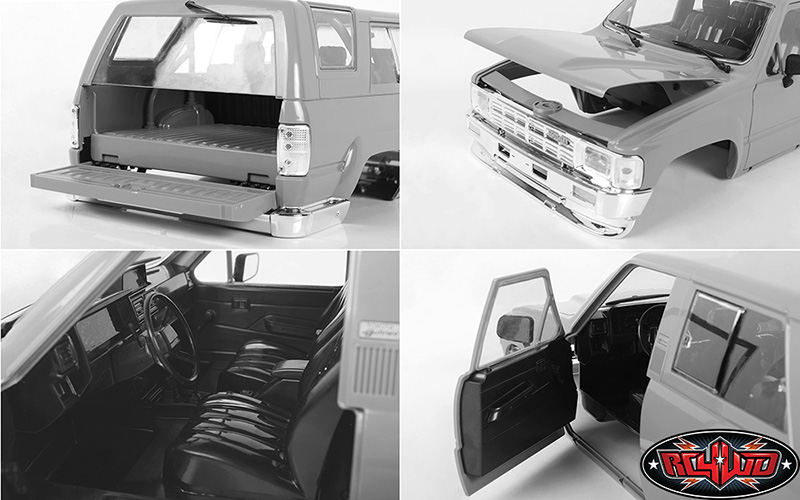 RC4WD 1985 Toyota 4Runner Complete Body Set thumbnail 10