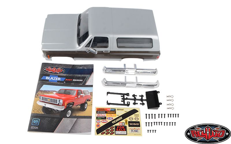 RC4WD Chevrolet Blazer Hard Body Complete Set (Silver/Grey) – image 5