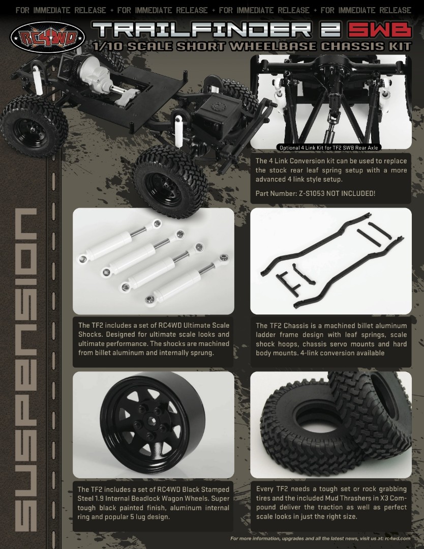 RC4WD 1/10 Trail Finder 2 SWB Truck 4x4 Kit – image 5