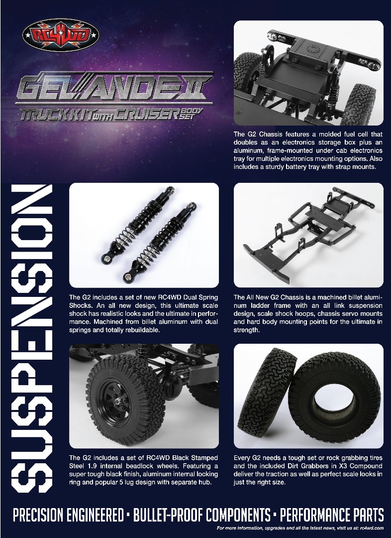RC4WD 1/10 Gelande II Cruiser 4x4 Kit thumbnail 10