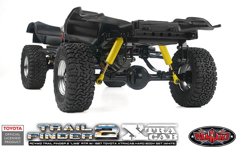 RC4WD 1/10 Trail Finder 2 LWB 87 Toyota Xtracab 4x4 RTR - White – image 8
