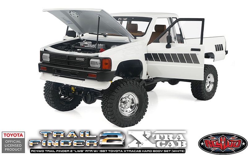 RC4WD 1/10 Trail Finder 2 LWB 87 Toyota Xtracab 4x4 RTR - White – image 7