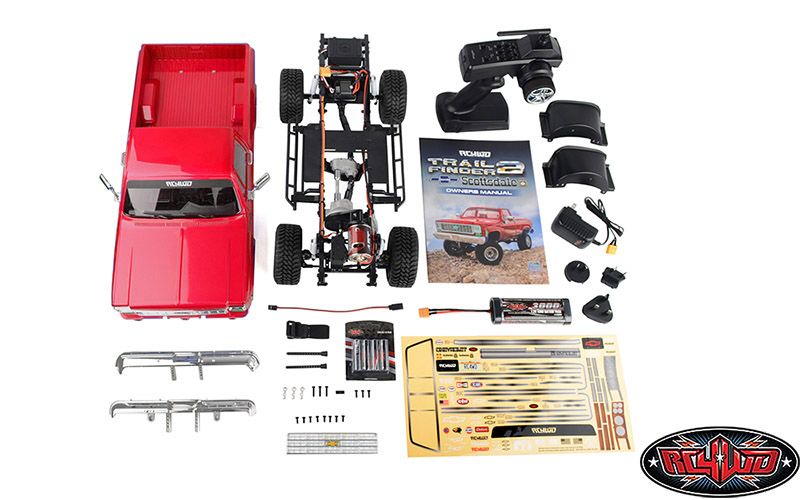 RC4WD 1/10 Trail Finder 2 LWB Chevrolet K10 4x4 RTR - Red – image 2