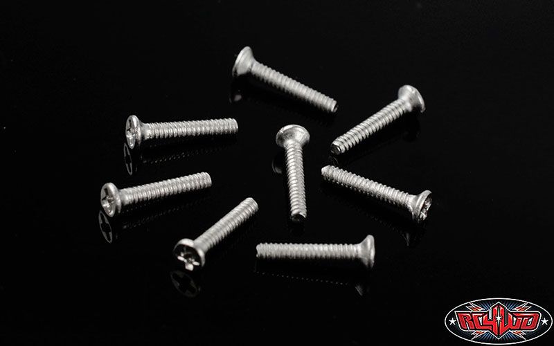 RC4WD Phillips Flat Head Screws M1 x 6mm (Silver) – image 2