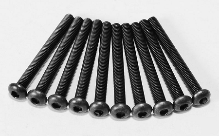 RC4WD Steel Button Head Cap Screws M3 x 25mm (10) thumbnail 1