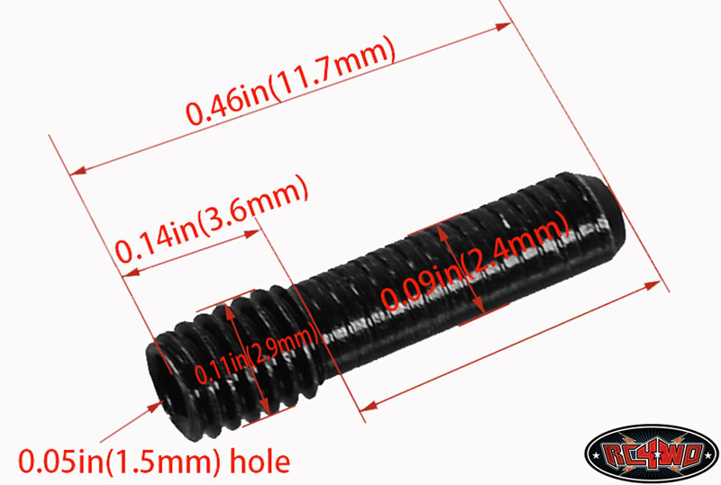 RC4WD M3 Driveshaft Screw Pin (5) – image 2