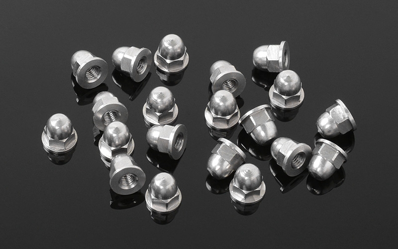 RC4WD M3 Flanged Acorn Nuts (Silver) thumbnail 1