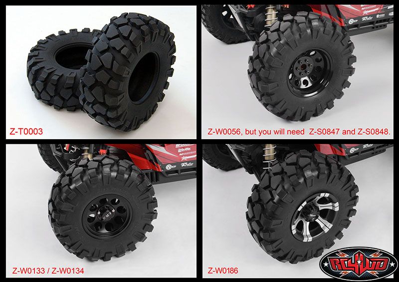 RC4WD 3.8" Rock Crusher Monster 40 Series X4 Tires 8.26" OD (2) – image 7