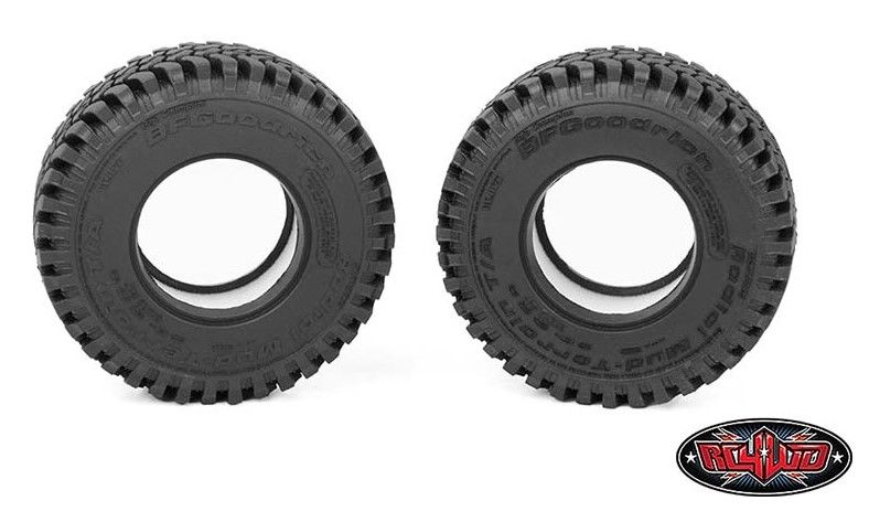 RC4WD 1.7" BFGoodrich Mud Terrain KM Scale Tires 3.70" OD (2) – image 2
