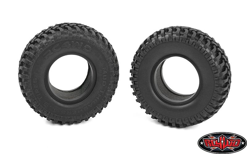 RC4WD 1.9" Mud Thrashers Advanced X3 Scale Tires 3.85" OD (2) – image 3