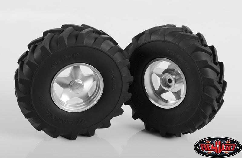 RC4WD 1.9" Mud Basher X4 Scale Tractor Tires 4.48" OD (2) thumbnail 4