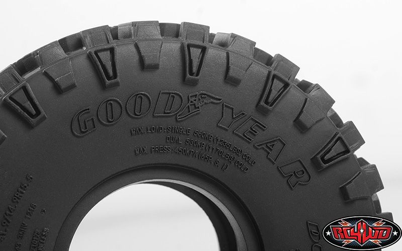 RC4WD 1.55" Goodyear Wrangler Duratrac X2S Tires 4.18" OD (2) – image 3