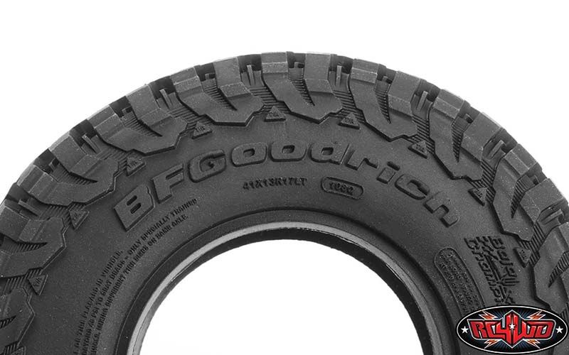 RC4WD 1.7" BFGoodrich Mud Terrain T/A KM3 X2S Tires 3.70" OD (2) – image 4