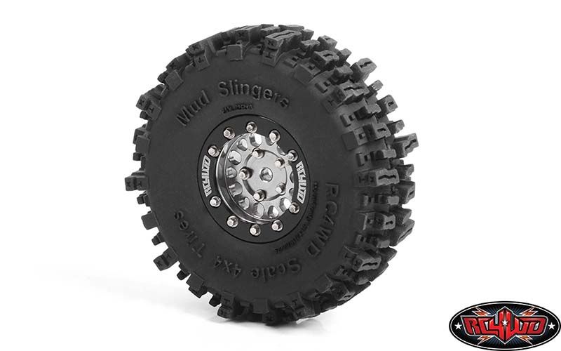 RC4WD 1.0" Mud Slinger Advanced X2S Scale Tires 2.40" OD (2) – image 2