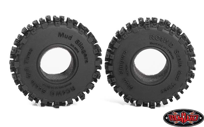 RC4WD 1.0" Mud Slinger Advanced X2S Scale Tires 2.40" OD (2) – image 3