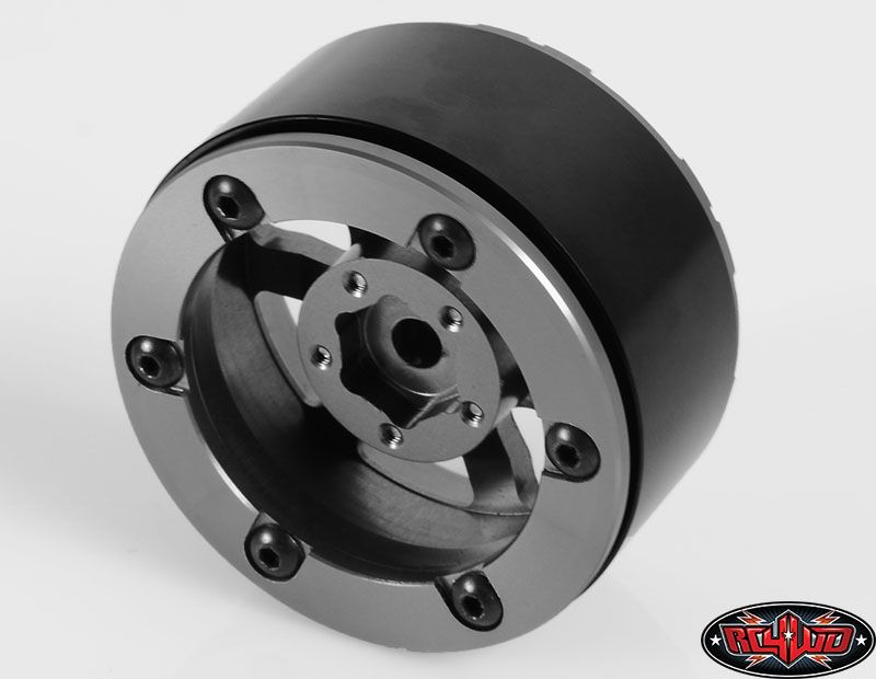 RC4WD 1.9" Dick Cepek Gun Metal 7 Internal Beadlock Wheels (4) – image 2