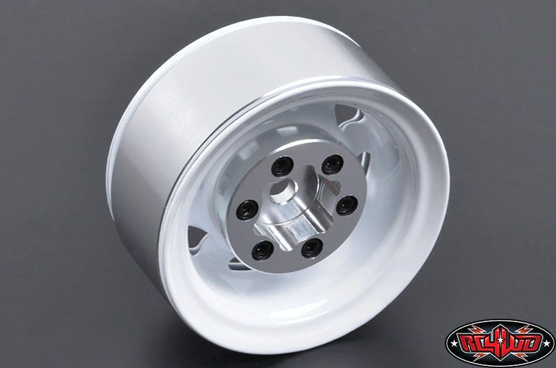 RC4WD 1.55" Stamped Steel Stock Beadlock Wheels (White) (4) – image 4