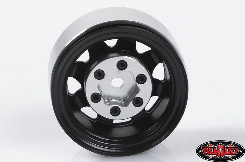 RC4WD 1.55" Stamped Steel Stock Beadlock Wheels (Black) (4) – image 2