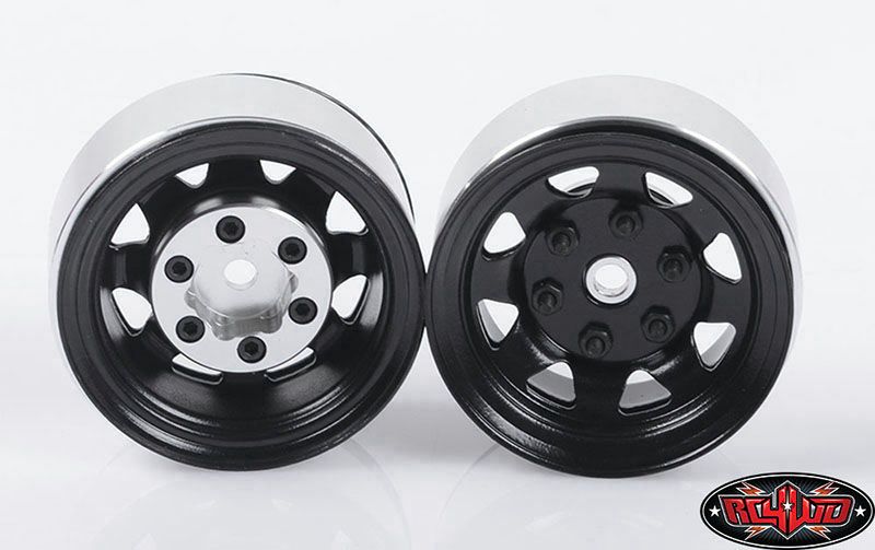 RC4WD 1.55" Stamped Steel Stock Beadlock Wheels (Black) (4) – image 4