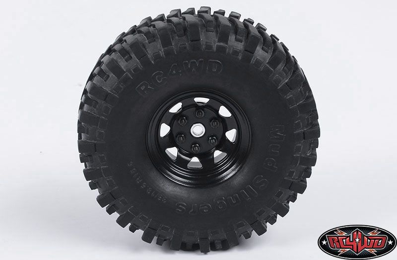 RC4WD 1.55" Stamped Steel Stock Beadlock Wheels (Black) (4) – image 3