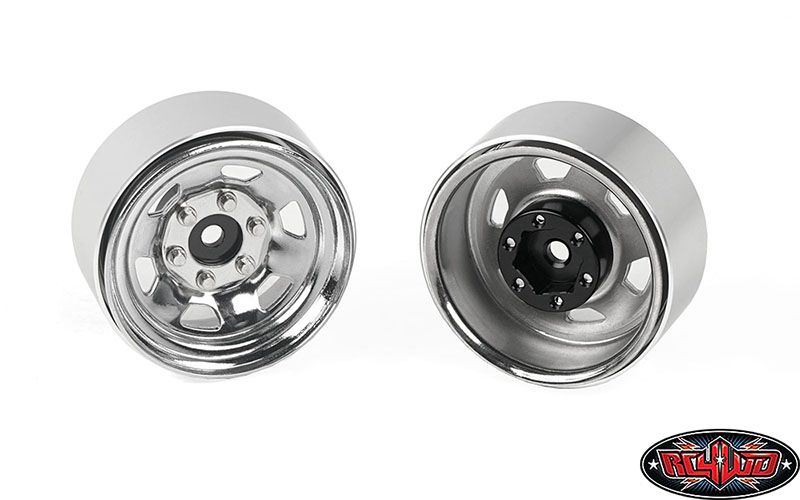 RC4WD 1.7" Stamped Steel Beadlock SR5 Wheels (Chrome) (4) – image 3