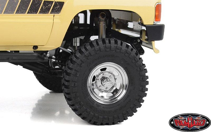 RC4WD 1.7" Stamped Steel Beadlock SR5 Wheels (Chrome) (4) – image 12