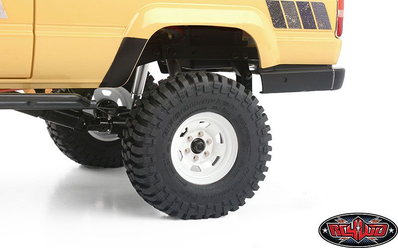 RC4WD 1.7" Stamped Steel Beadlock SR5 Wheels (White/Black) (4) – image 9