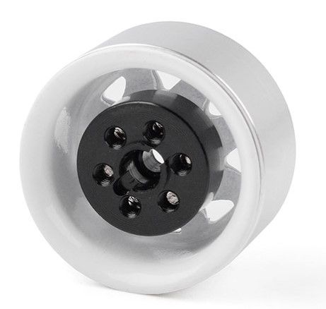 RC4WD 0.7" Stamped Steel Stock Beadlock Wheels (White) (4) – image 3
