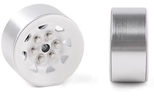 RC4WD 0.7" Stamped Steel Stock Beadlock Wheels (White) (4) – image 5