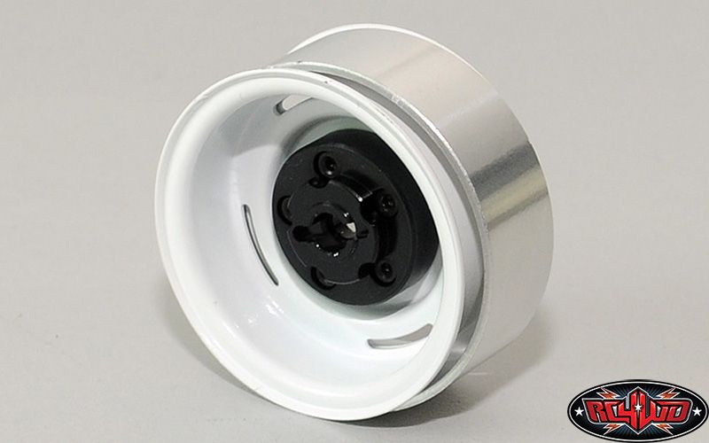 RC4WD 1.55" Landies Vintage Stamped Steel Beadlock Wheels(White) – image 2