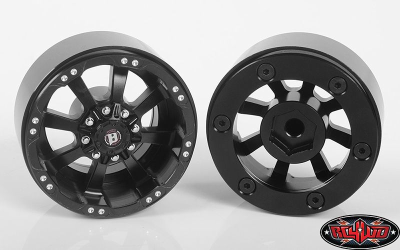 RC4WD 1.7" Ballistic Off Road Morax Beadlock Wheels (Black) (4) – image 4