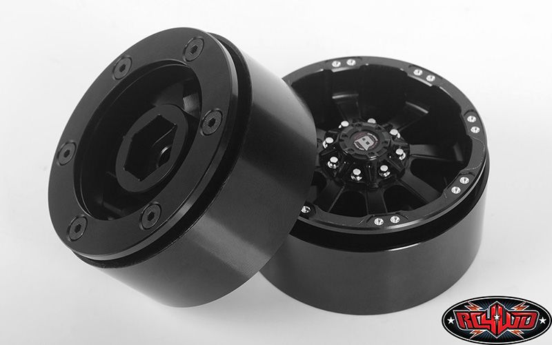 RC4WD 1.7" Ballistic Off Road Morax Beadlock Wheels (Black) (4) – image 5