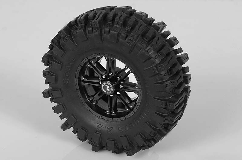 RC4WD 2.2" Raceline Octane Beadlock Wheels (Black) (4) – image 4