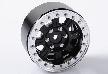 RC4WD 1.9" Raceline Monster Beadlock Wheels (Black/Silver) (4) thumbnail 1