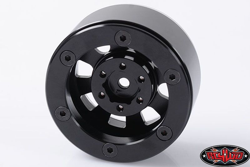 RC4WD 1.9" Raceline Monster Beadlock Wheels (Black/Silver) (4) thumbnail 4