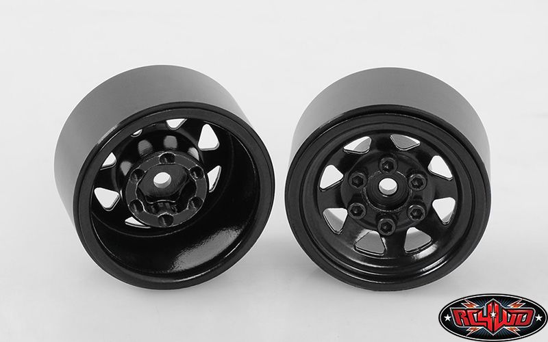 RC4WD 1.0" Stamped Steel Stock Beadlock Wheels (Black) (4) – image 3