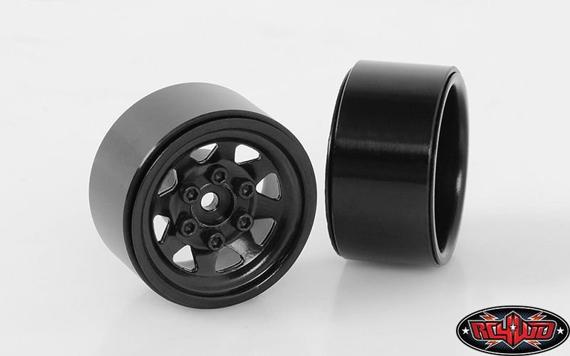 RC4WD 1.0" Stamped Steel Stock Beadlock Wheels (Black) (4) – image 4
