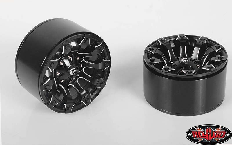 RC4WD 2.2" Fuel Offroad Battle Axe Beadlock Wheels (Black) (4) – image 3
