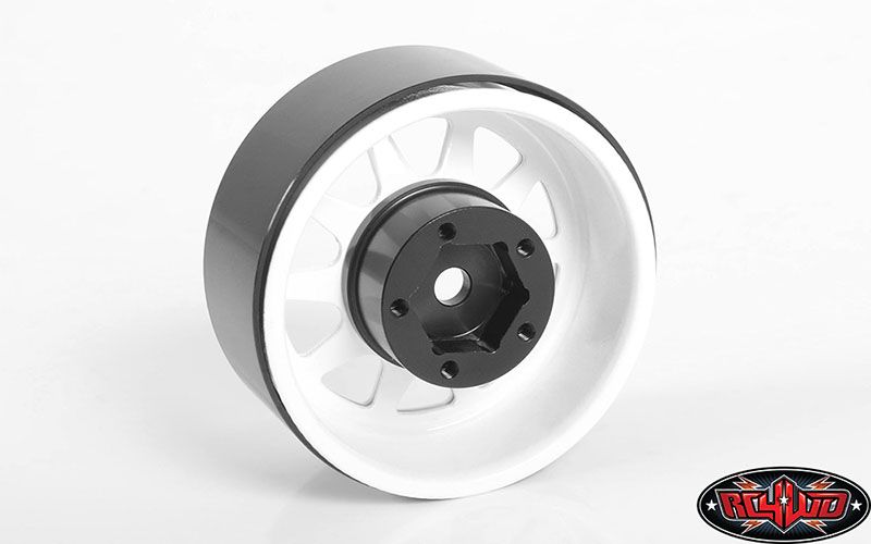 RC4WD 1.55" OEM Stamped Steel Beadlock Wheels (White) (4) – image 3