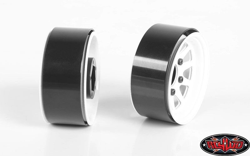 RC4WD 1.55" OEM Stamped Steel Beadlock Wheels (White) (4) – image 2