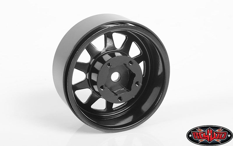 RC4WD 1.55" OEM Stamped Steel Beadlock Wheels (Black) (4) – image 4