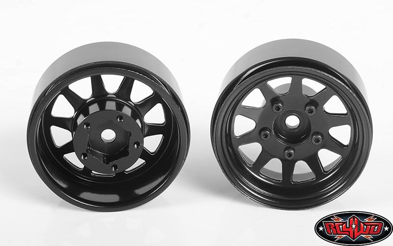 RC4WD 1.55" OEM Stamped Steel Beadlock Wheels (Black) (4) – image 5