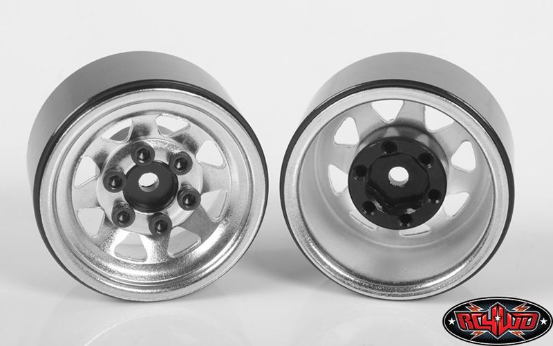 RC4WD 1.0" Stamped Steel Stock Beadlock Wheels (Chrome) (4) – image 3