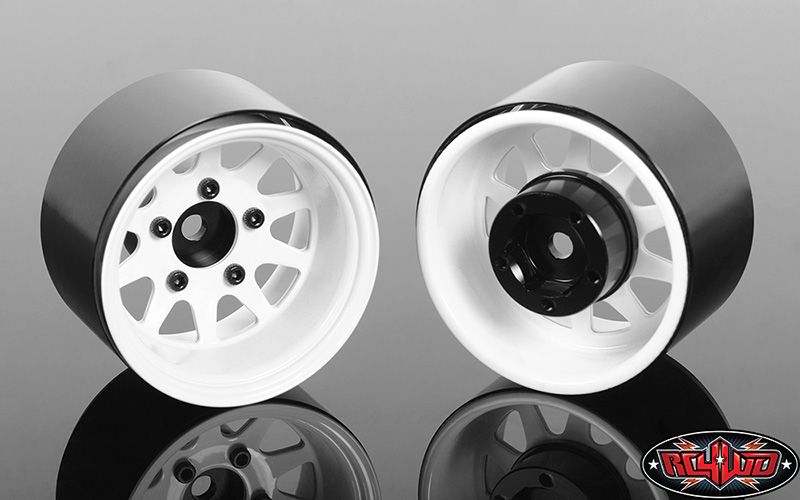 RC4WD 1.55" Deep Dish Wagon Steel Beadlock Wheels (White) (4) – image 2