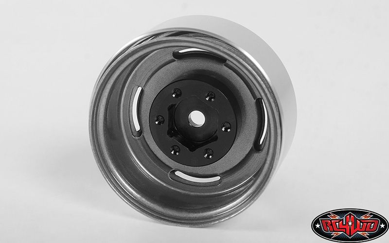 RC4WD 1.55" Vintage Yota 6 Lug Steel Beadlock Wheels (Clear) (4) – image 2