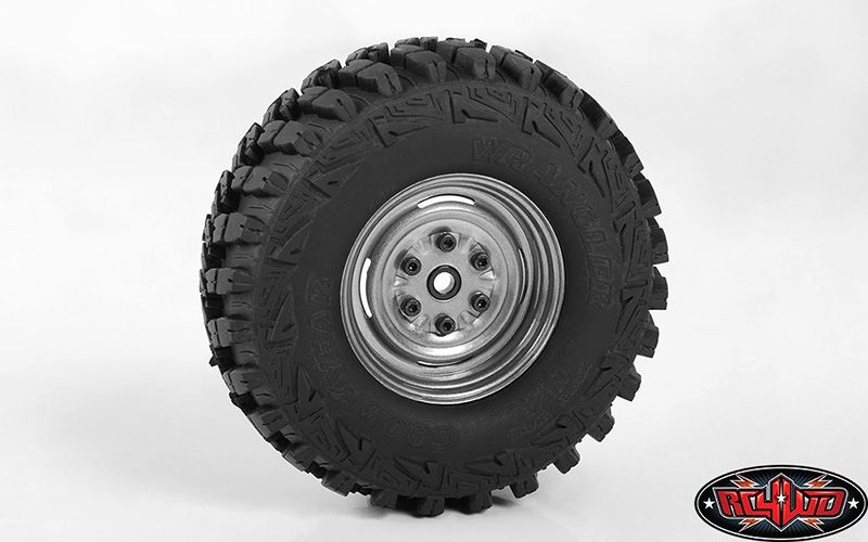 RC4WD 1.55" Vintage Yota 6 Lug Steel Beadlock Wheels (Clear) (4) – image 3